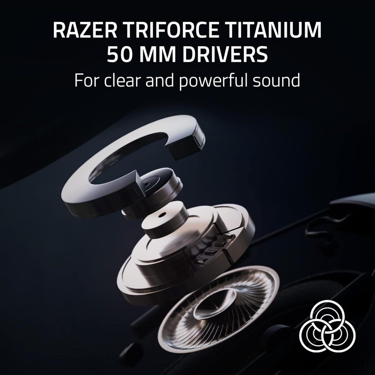 Razer BlackShark V2 Pro Wireless Gaming Headset 2023 Edition: Detachable Mic - Pro-Tuned FPS Profiles - 50mm Drivers - Noise-Isolating Earcups w/Ultra-Soft Memory Foam - 70 Hr Battery Life - White - Image 5