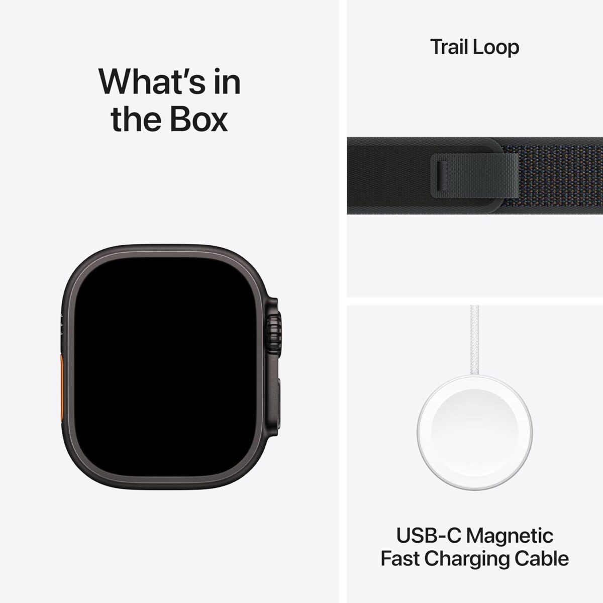Apple Watch Ultra 2 [GPS + Cellular 49mm] Smartwatch, Sport Watch with Black Titanium Case with Black Trail Loop - M/L. Fitness Tracker, Precision GPS, Carbon Neutral with AppleCare+ (2 Years) - Image 7