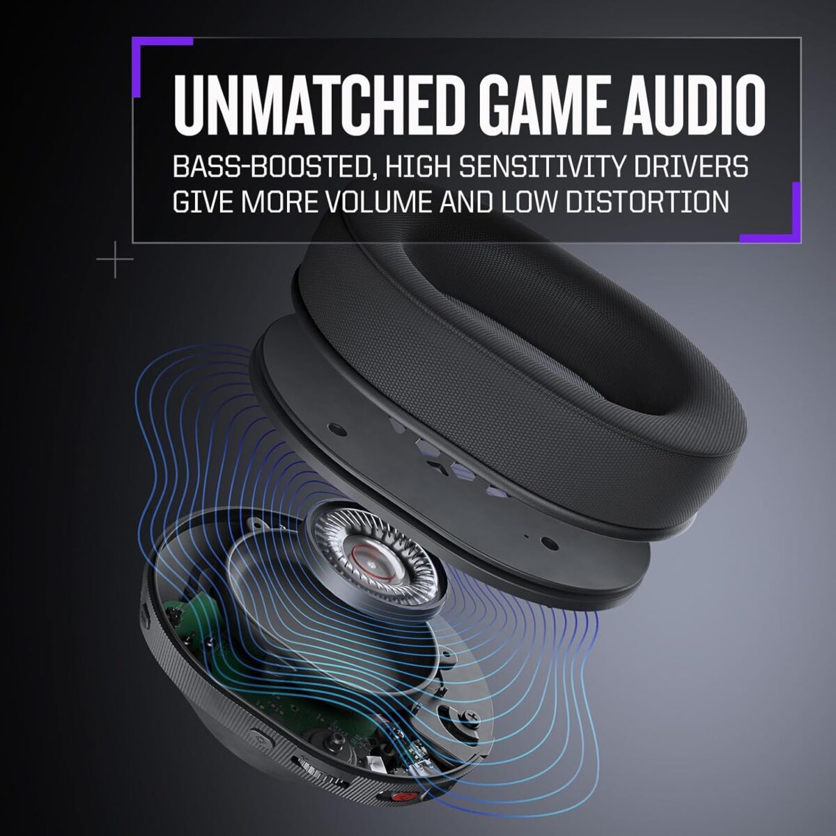 RIG 900 MAX Universal Dual Wireless Gaming Headset with Bluetooth for Xbox, PlayStation, Nintendo Switch, PC, Android, iPhone - Multi-Function Charging Base - 60 Hours Battery - Dolby Atmos 3D Audio - Image 5