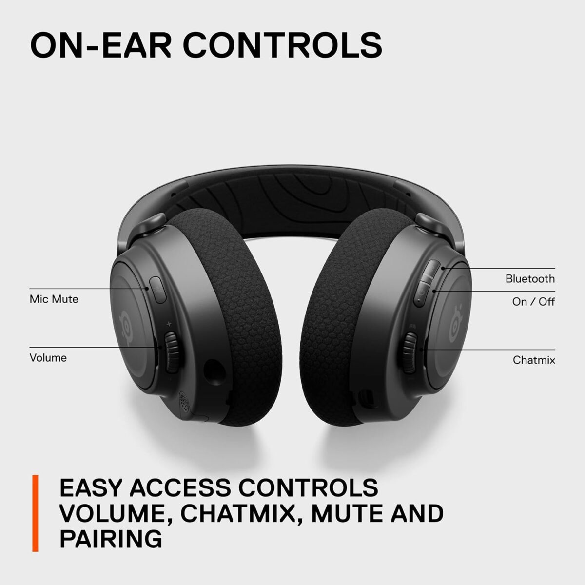 SteelSeries Arctis Nova 7 Wireless Multi-Platform Gaming Headset — Neodymium Magnetic Drivers — 2.4GHz + Mixable Bluetooth — 38Hr USB-C Battery — ClearCast Gen2 AI Mic — PC, PS5, Switch, VR, Mobile - Image 12