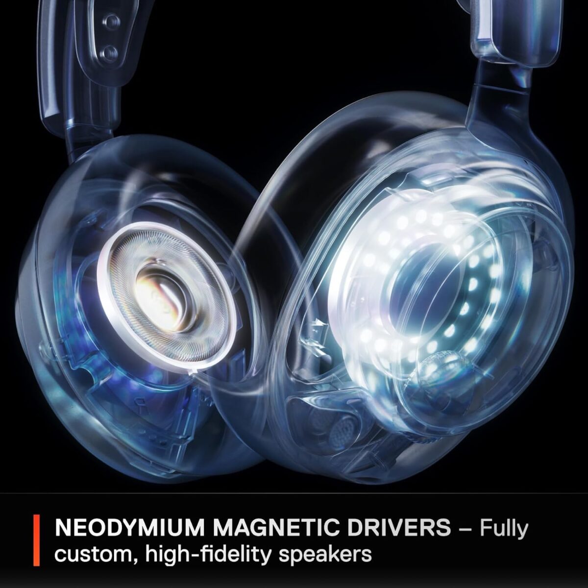 SteelSeries Arctis Nova 7 Wireless Multi-Platform Gaming Headset — Neodymium Magnetic Drivers — 2.4GHz + Mixable Bluetooth — 38Hr USB-C Battery — ClearCast Gen2 AI Mic — PC, PS5, Switch, VR, Mobile - Image 6