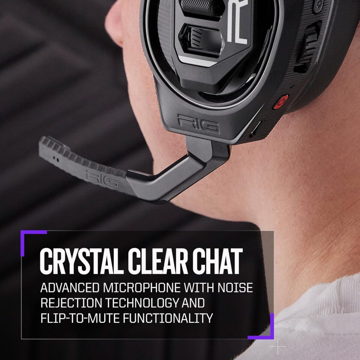 RIG 900 MAX Universal Dual Wireless Gaming Headset with Bluetooth for Xbox, PlayStation, Nintendo Switch, PC, Android, iPhone - Multi-Function Charging Base - 60 Hours Battery - Dolby Atmos 3D Audio - Image 7