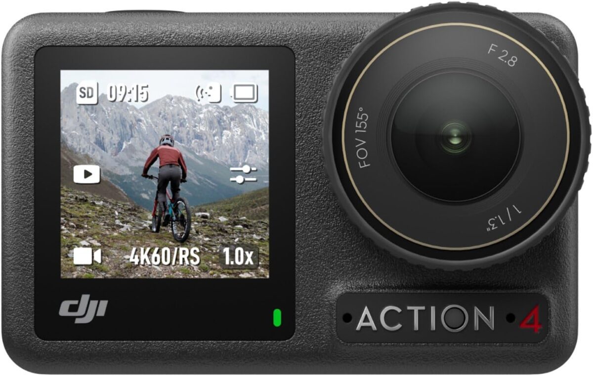 DJI Osmo Action 4 Standard Combo, 4K/120fps Waterproof Action Camera with a 1/1.3-Inch Sensor, Stunning Low-Light Imaging,10-bit & D-Log M Color Performance, Long-Lasting 160 Mins, Outdoor Camera - Image 2