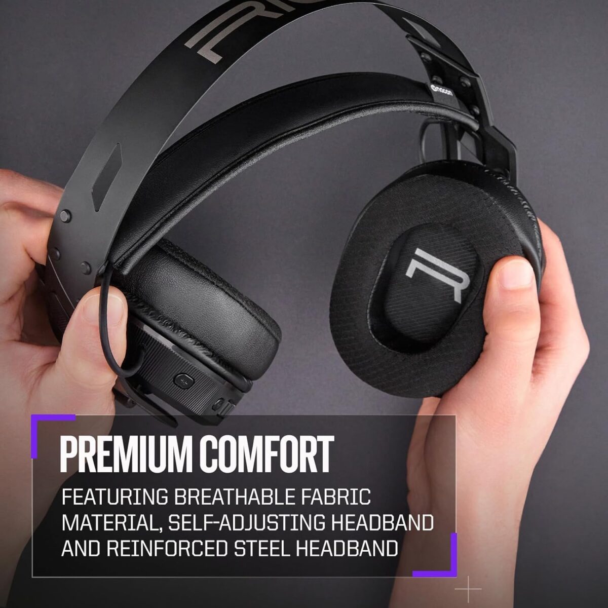 RIG 900 MAX Universal Dual Wireless Gaming Headset with Bluetooth for Xbox, PlayStation, Nintendo Switch, PC, Android, iPhone - Multi-Function Charging Base - 60 Hours Battery - Dolby Atmos 3D Audio - Image 9