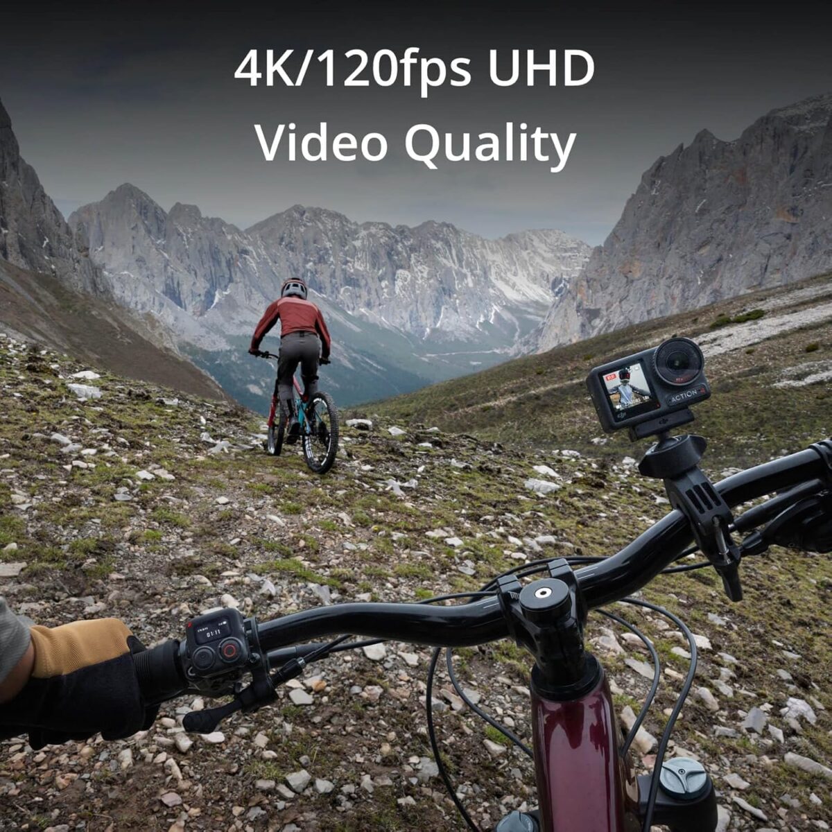 DJI Osmo Action 4 Standard Combo, 4K/120fps Waterproof Action Camera with a 1/1.3-Inch Sensor, Stunning Low-Light Imaging,10-bit & D-Log M Color Performance, Long-Lasting 160 Mins, Outdoor Camera - Image 7