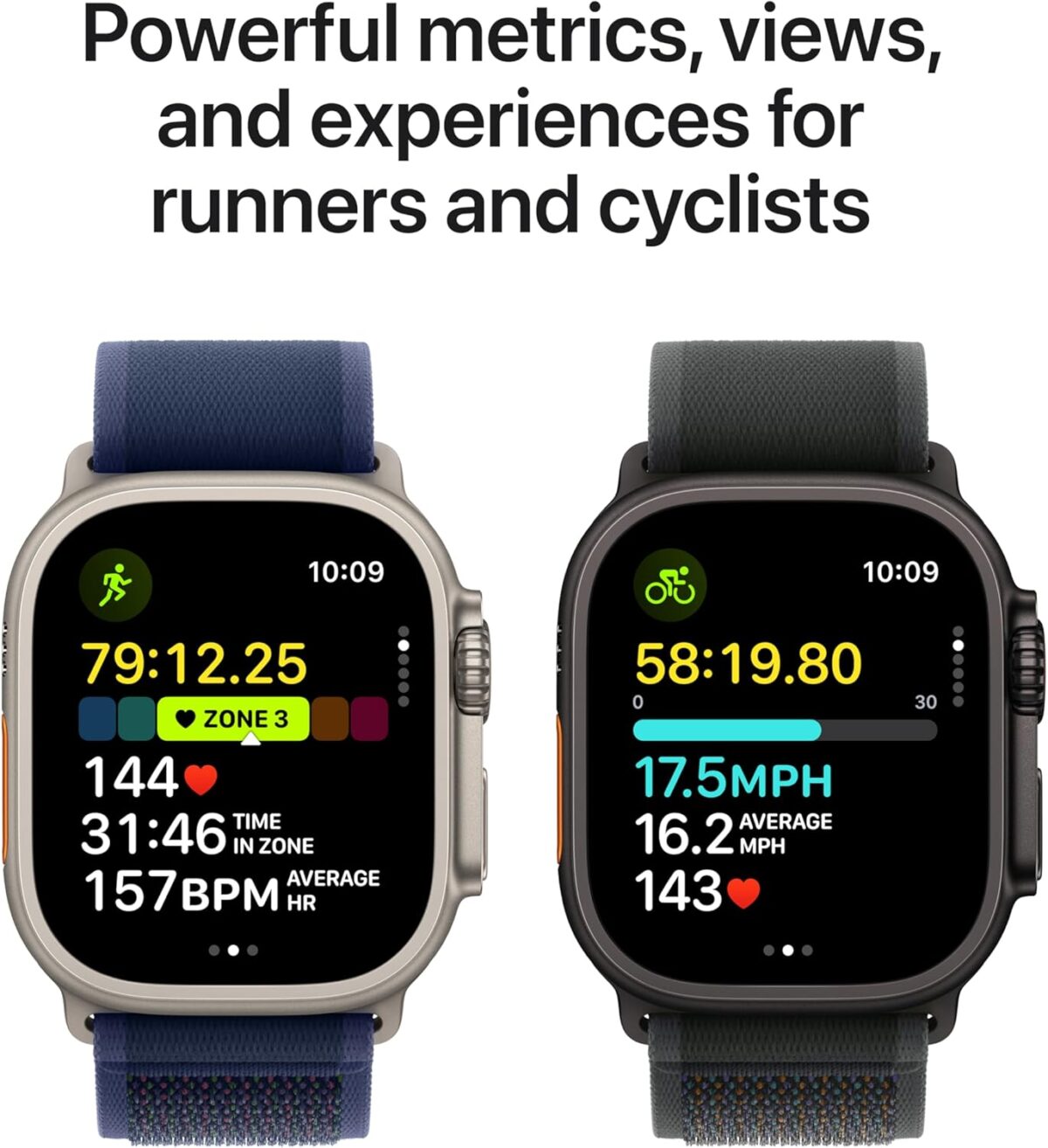 Apple Watch Ultra 2 [GPS + Cellular 49mm] Smartwatch, Sport Watch with Black Titanium Case with Black Trail Loop - M/L. Fitness Tracker, Precision GPS, Carbon Neutral with AppleCare+ (2 Years) - Image 5
